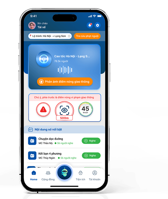 Giao diện app